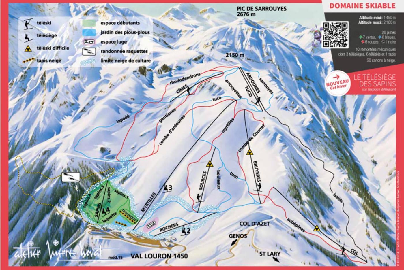 Residence Les Gourgs Blancs - 80M Des Pistes Génos Eksteriør billede